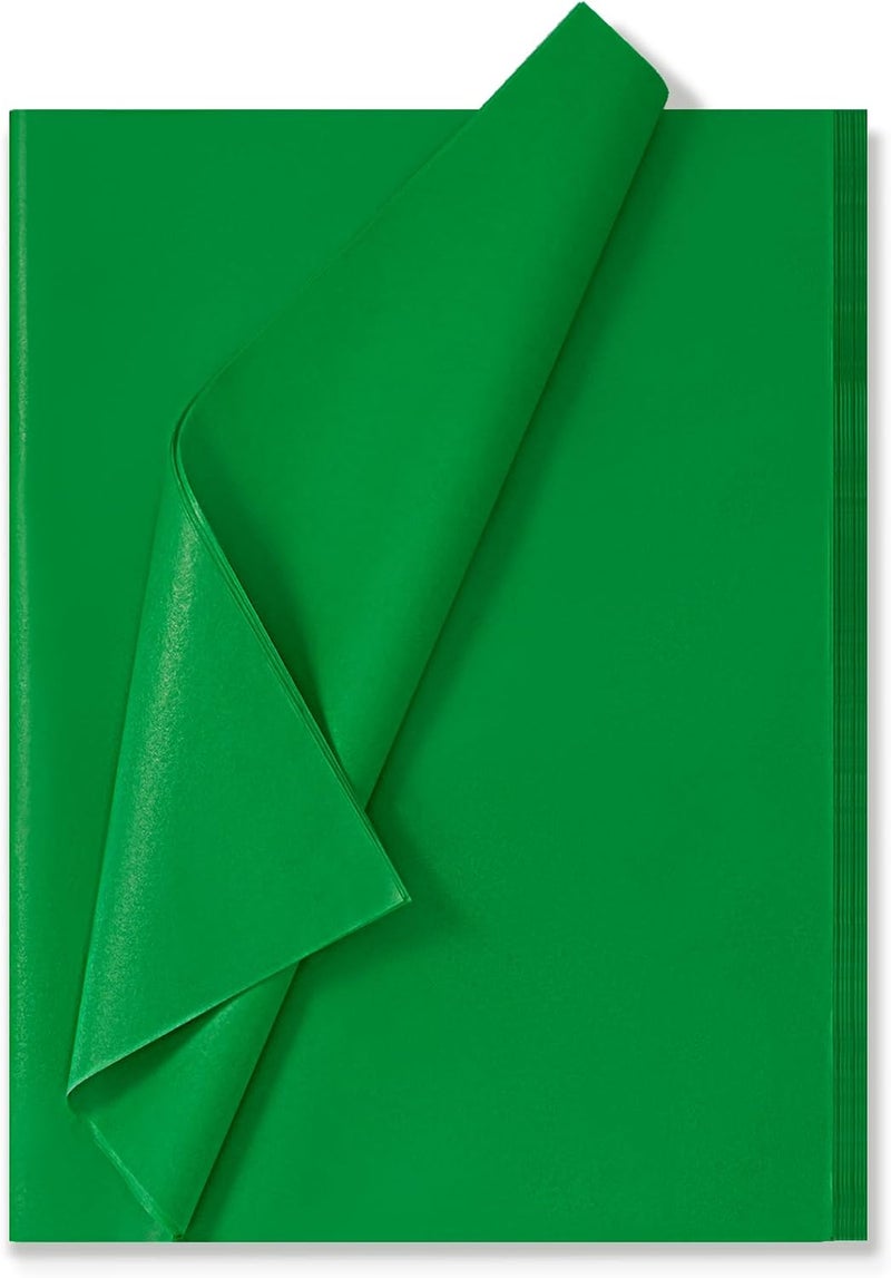 Simetufy Green Tissue Paper for Gift Bags, 115 Sheets of 14 x 20 Inches, Gift Wrapping Tissue Paper Bulk for Crafts, St. Patrick's Day, Christmas, Birthday, Wedding, Easter - Image 1